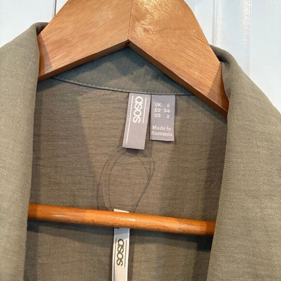 ASOS Green Dress Size 2 - Picture 6 of 8